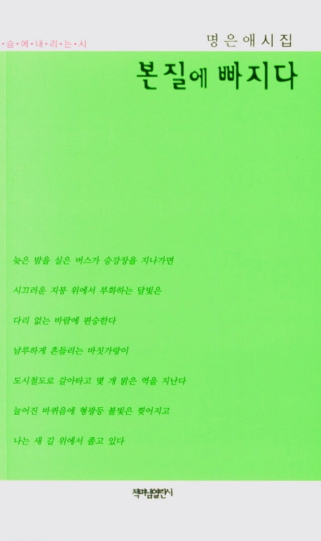 본질에 빠지다(가슴에내리는시 98)