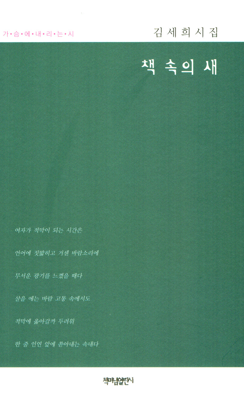 책 속의 새(가슴에내리는시)(가슴에내리는시)