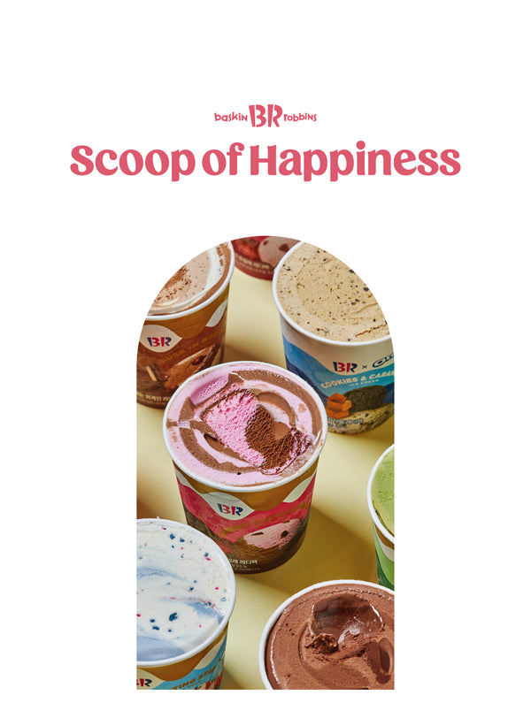배스킨라빈스 브랜드북: Scoop of Happiness(양장본 Hardcover)