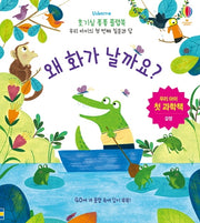 왜 화가 날까요?(Usborne)(호기심 퐁퐁 플랩북)(양장본 Hardcover)