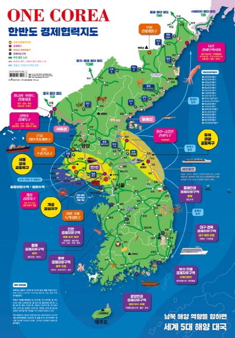 한반도 경제협력지도