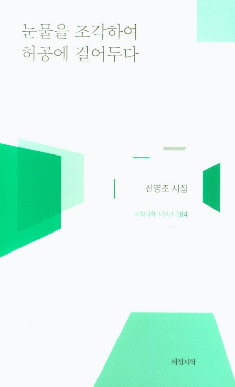 눈물을 조각하여 허공에 걸어두다(서정시학 시인선 184)(양장본 HardCover)