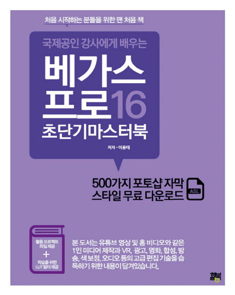 베가스 프로 16 초단기 마스터북(국제공인 강사에게 배우는)