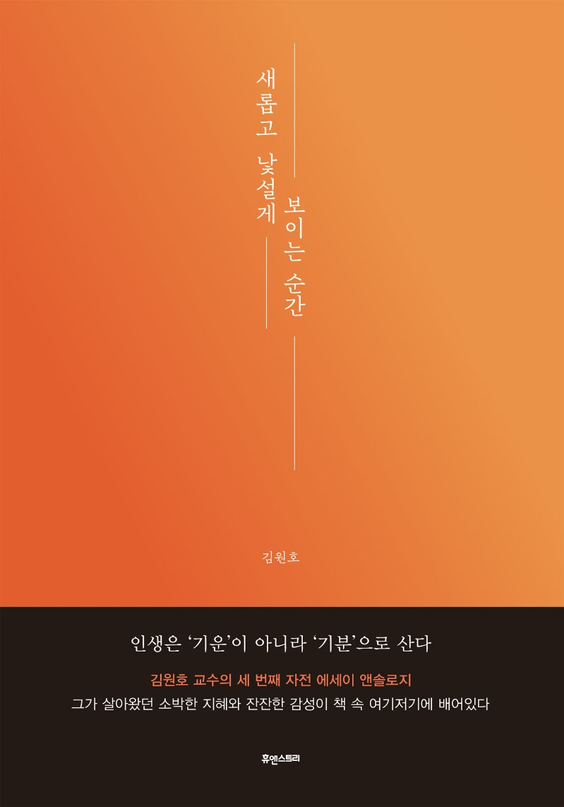 새롭고 낯설게 보이는 순간
