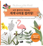 세계 나라꽃 컬러링: 아메리카편(뇌가 좋아지고 치유되는)
