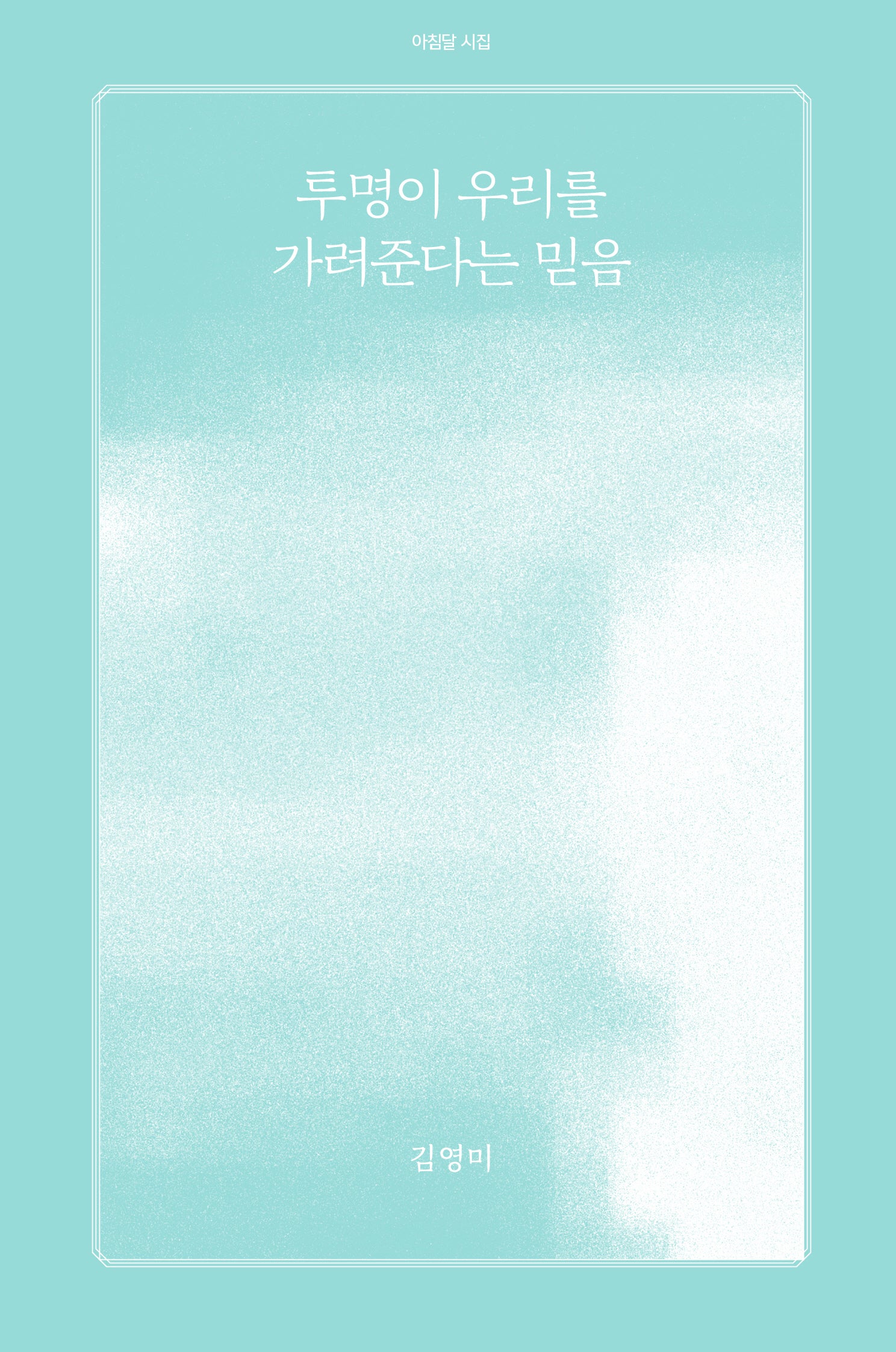 투명이 우리를 가려준다는 믿음(아침달 시집 32)