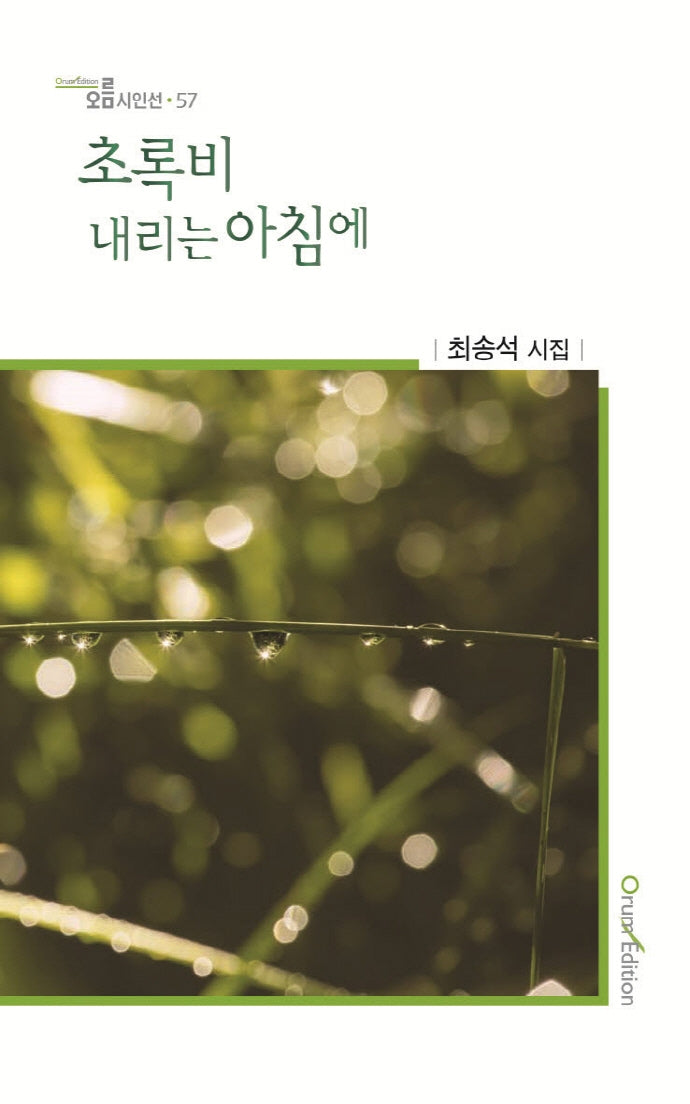 초록비 내리는 아침에(오름 시인선 57)