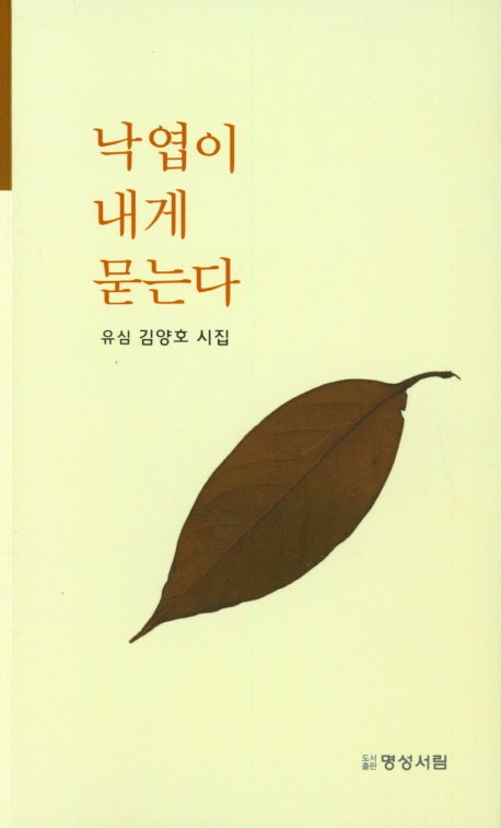 낙엽이 내게 묻는다