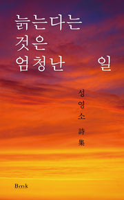 늙는다는 것은 엄청난 일