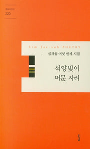 석양빛이 머문 자리(경남시인선 220)