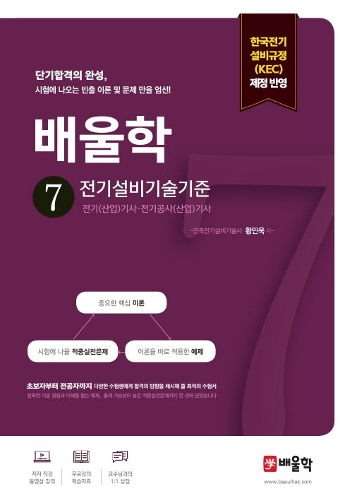 배울학 7 전기설비기술기준(전기(산업)기사·전기공사(산업)기사 필기 단기합격 시리즈)