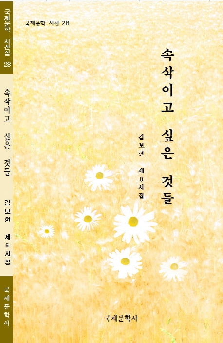 속삭이고 싶은 것들(국제문학 시선 28)
