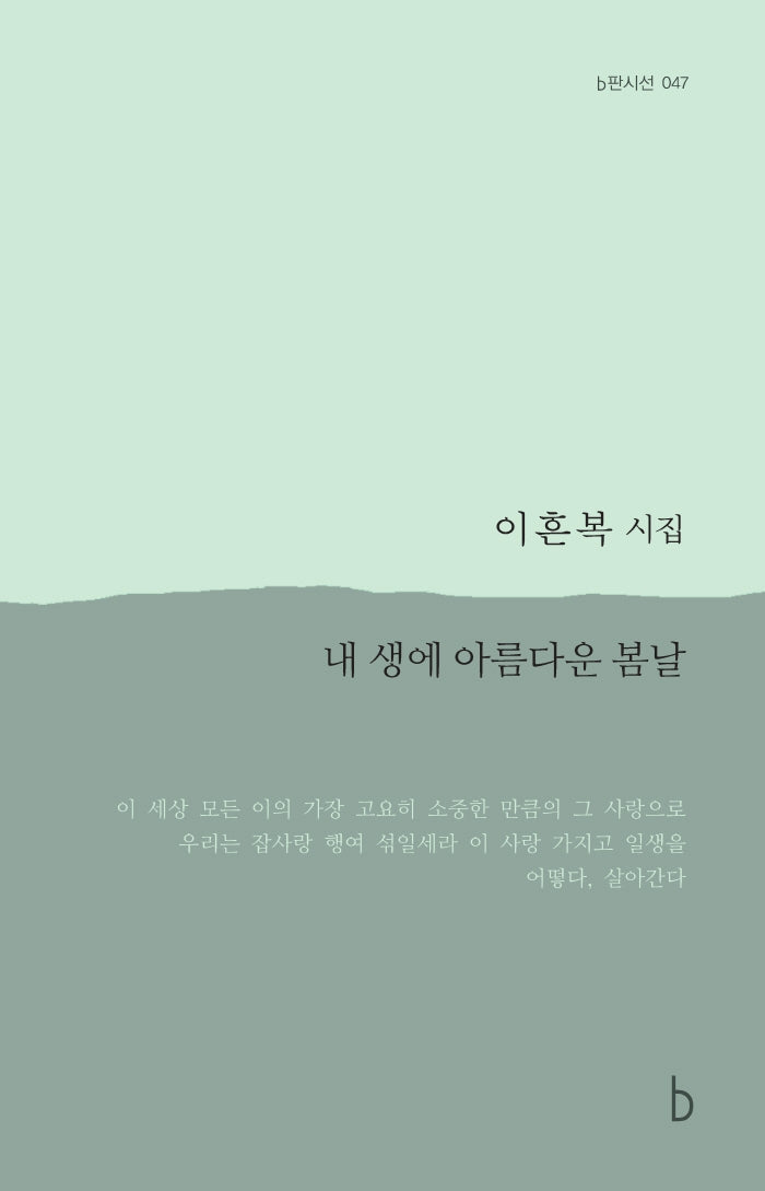 내 생에 아름다운 봄날(b판시선 47)