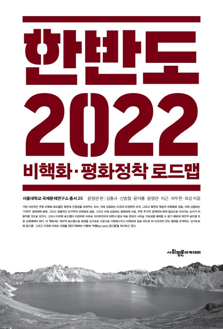 한반도 2022 비핵화 평화정착로드맵(서울대학교 국제문제연구소총서 25)