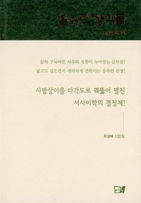 흩어진 생각들(양장본 Hardcover)