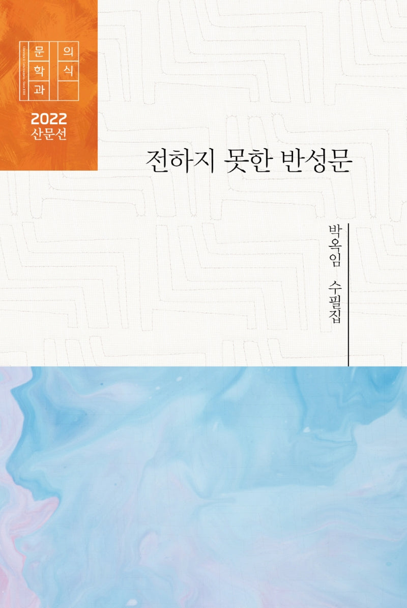 전하지 못한 반성문(문학과의식 2022 산문선)
