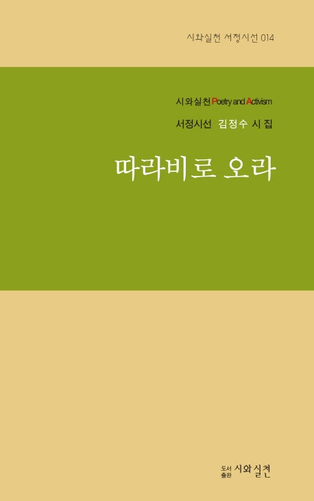따라비로 오라(시와실천 서정시선 14)