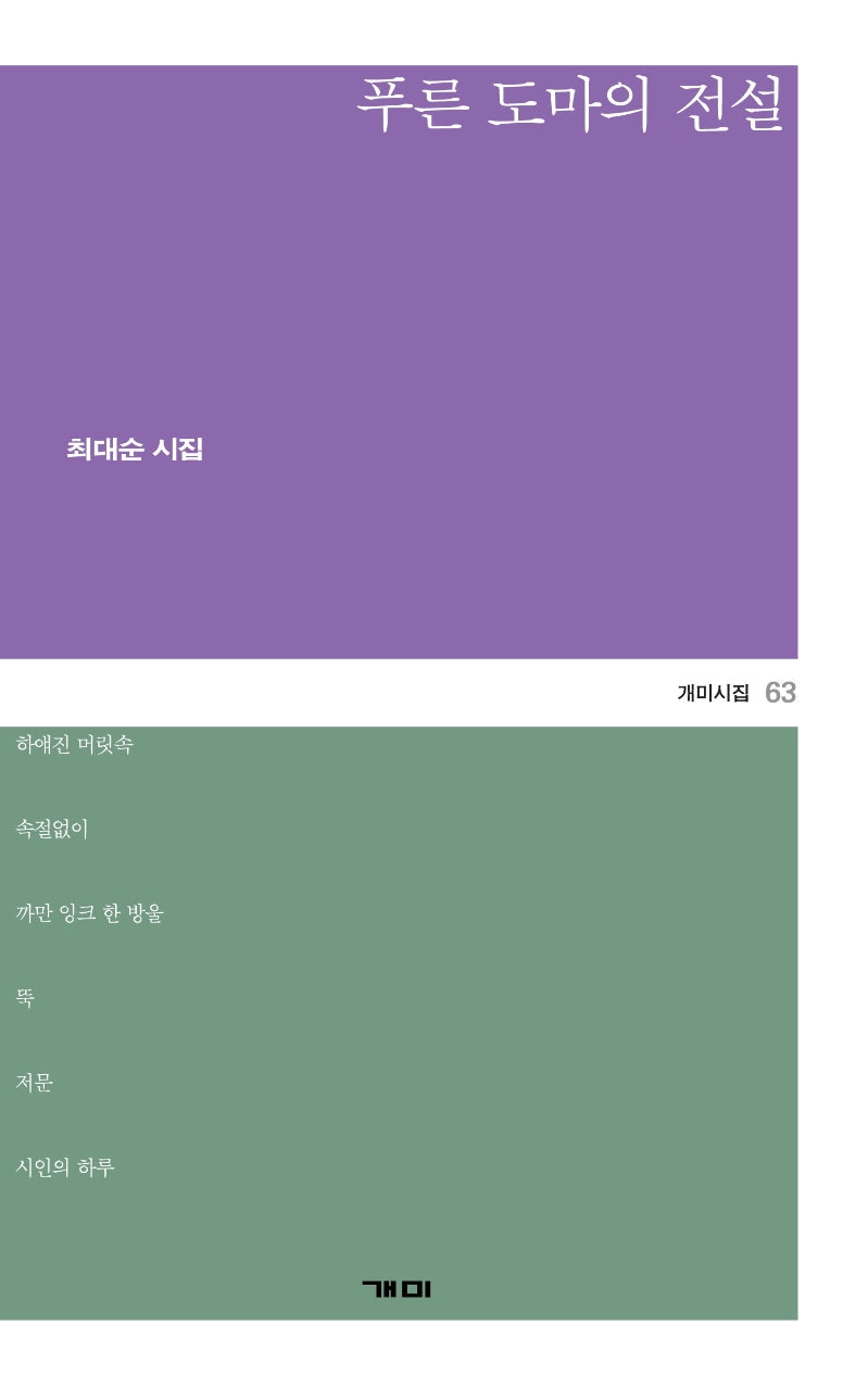푸른 도마의 전설(개미시집 63)