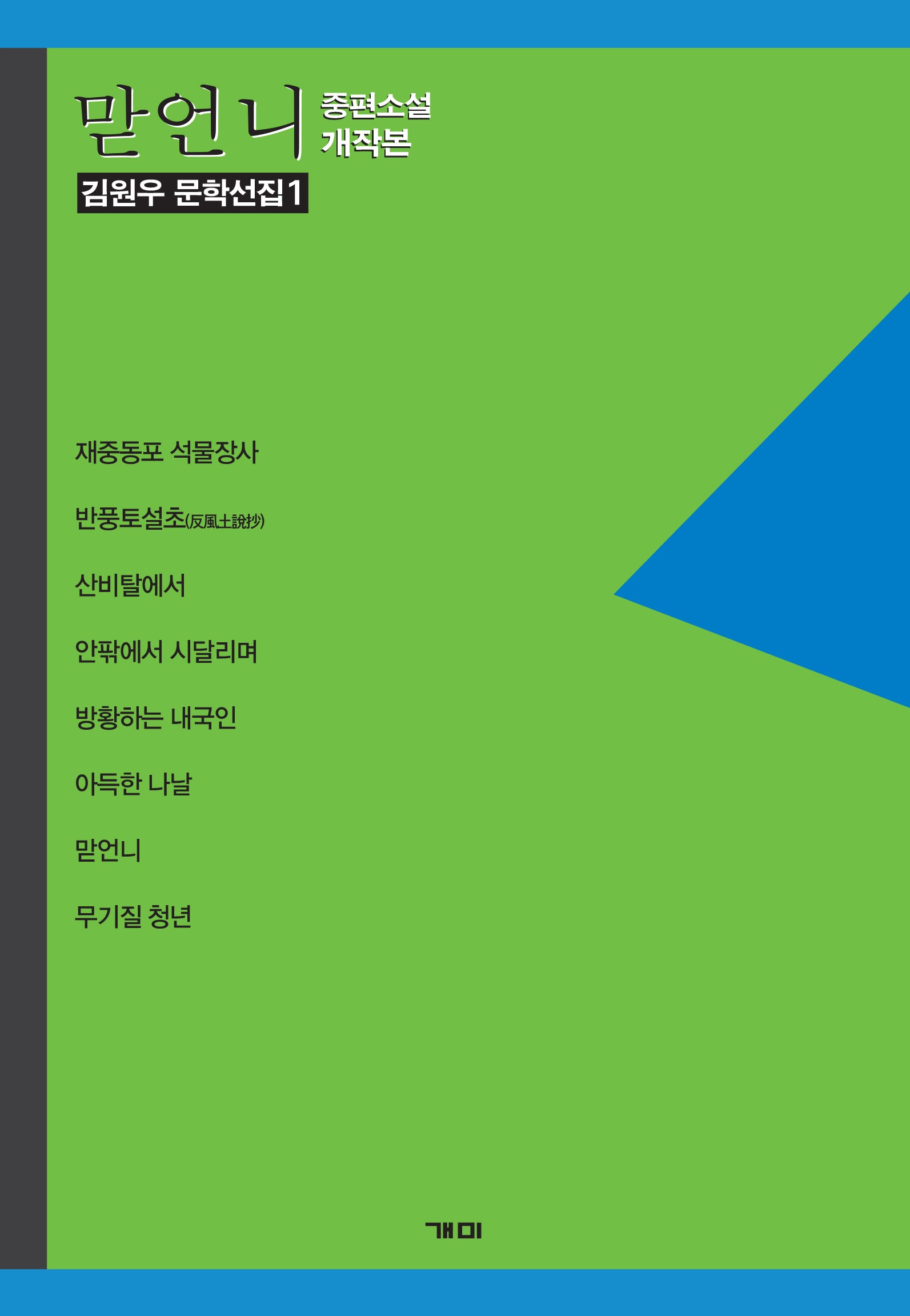 맏언니(김원우 문학선집 1)