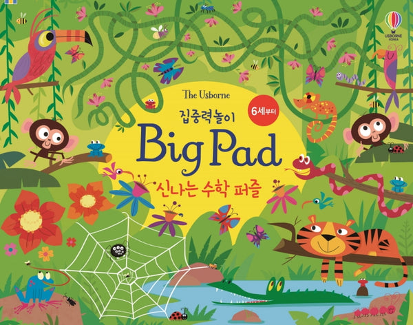집중력놀이 Big Pad 신나는 수학 퍼즐(The Usborne)(퍼즐)