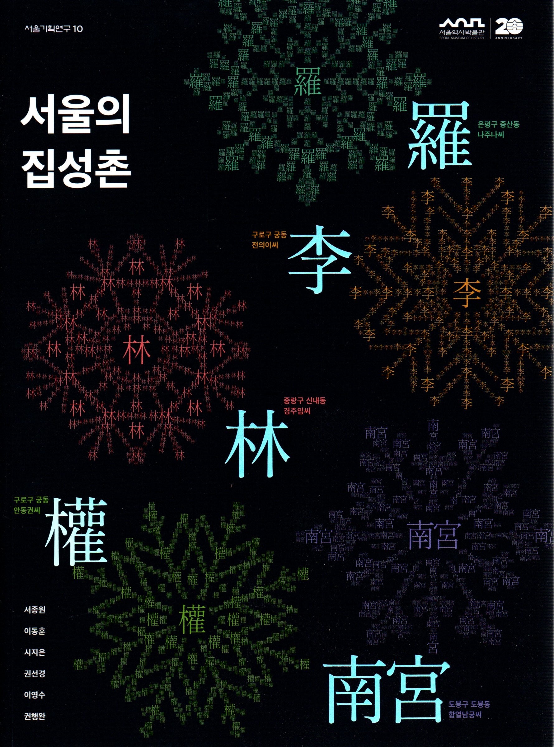 서울의 집성촌(서울기획연구 10)