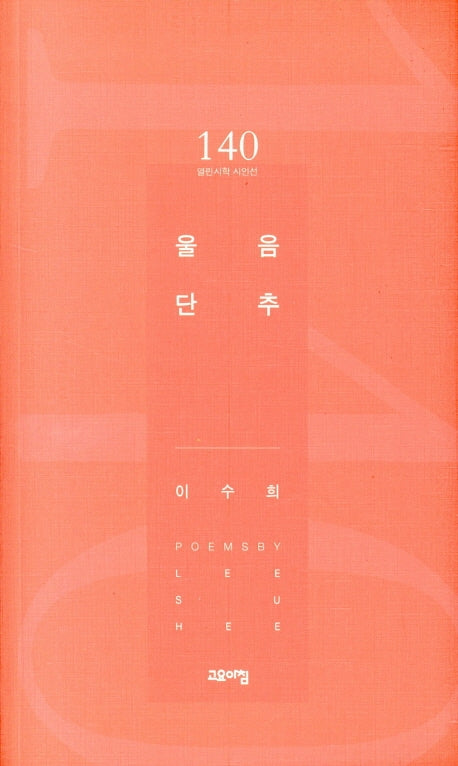 울음 단추(열린시학 시인선 140)
