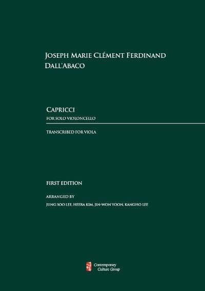 Capricci for Solo Violoncello Transcribed for Viola