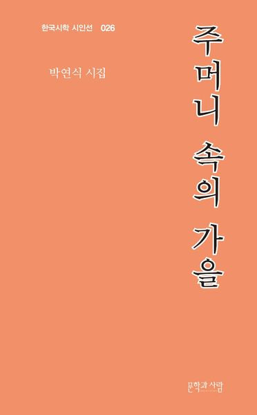 주머니 속의 가을(한국시학 시인선 26)