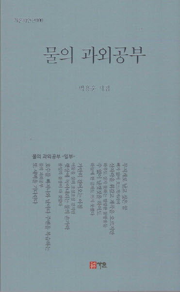 물의 과외공부(가온시인선 100)