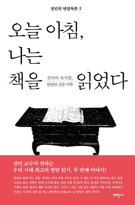 오늘 아침, 나는 책을 읽었다(정민의 연암독본 2)