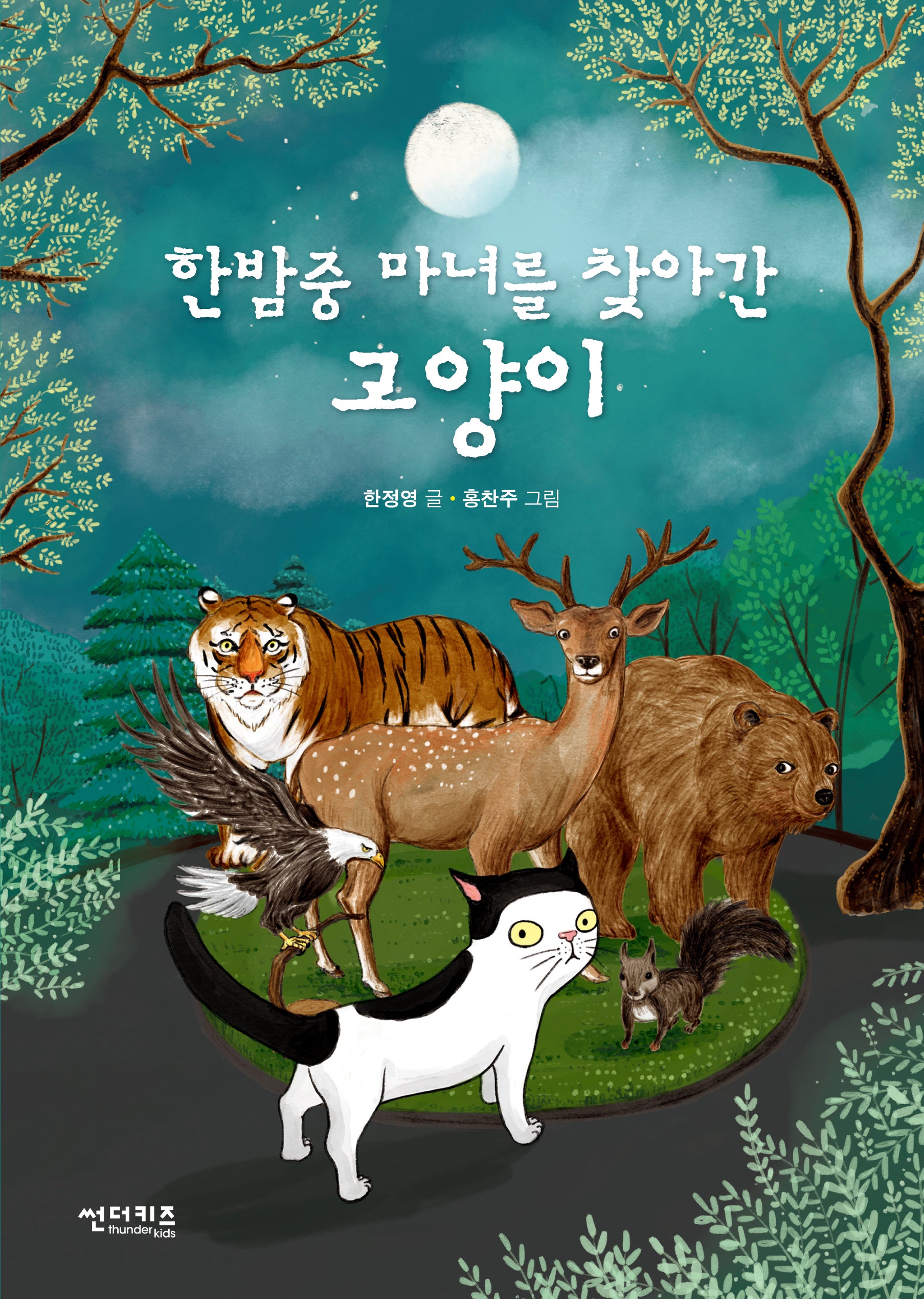 한밤중 마녀를 찾아간 고양이(초록자전거 2)
