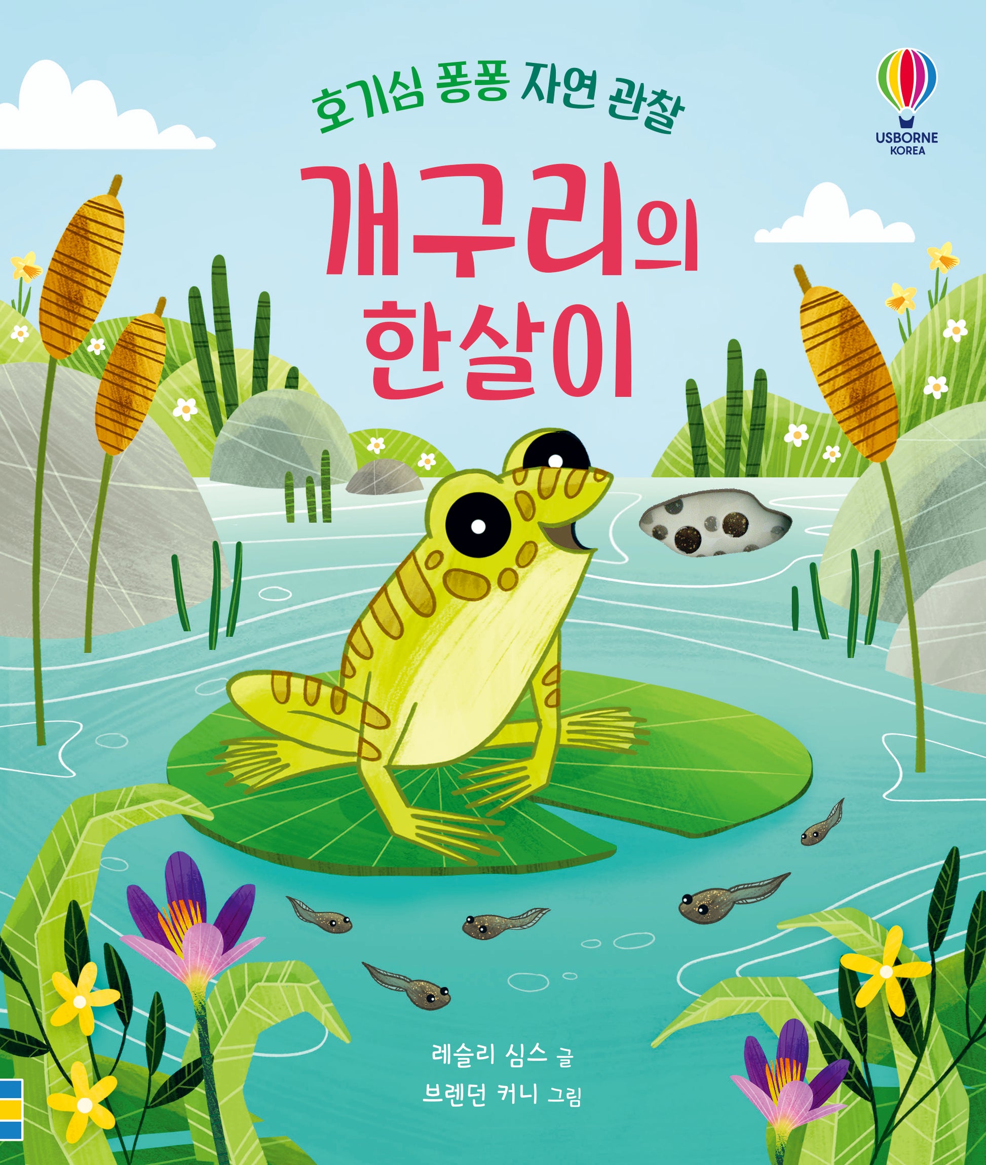 개구리의 한살이(호기심 퐁퐁 자연 관찰)(양장본 Hardcover)