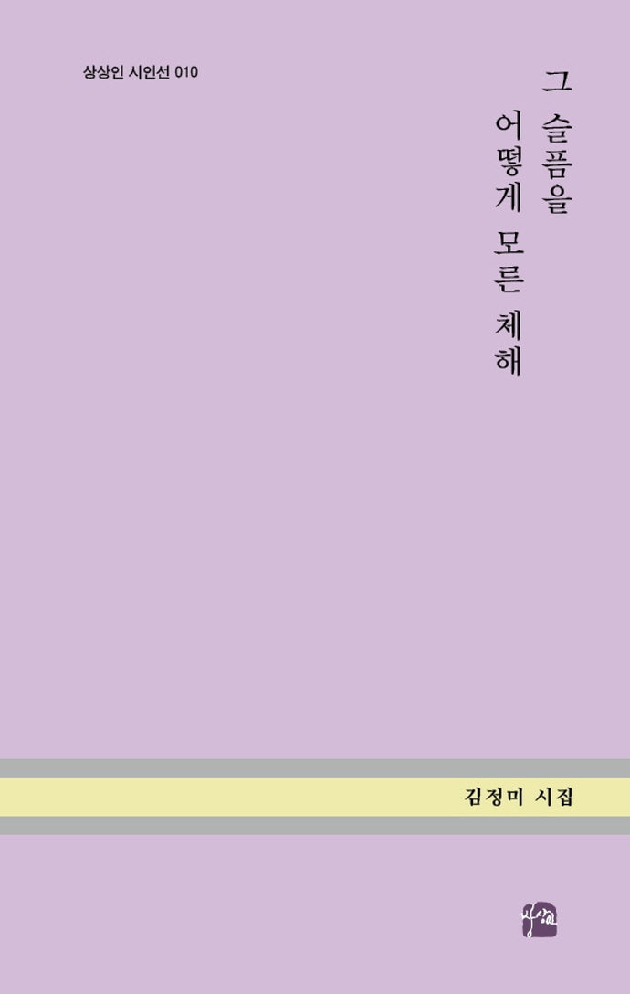 그 슬픔을 어떻게 모른 체해(상상인 시인선 10)