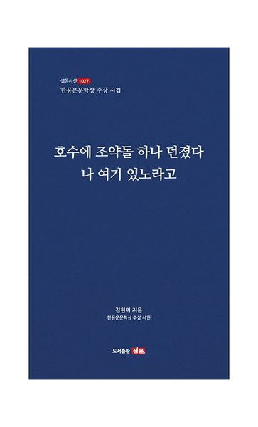 호수에 조약돌 하나 던졌다 나 여기 있노라고(샘문시선 1027)