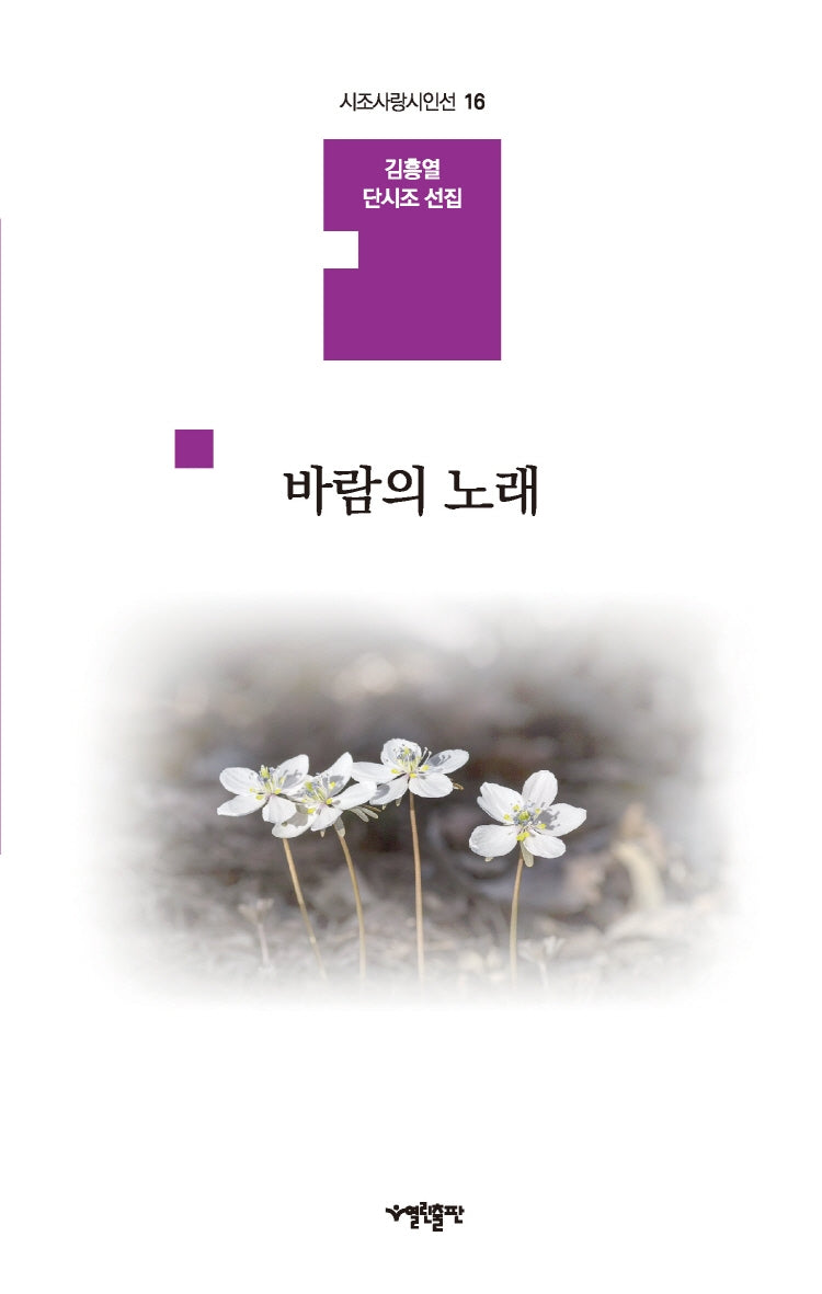 바람의 노래(시조사랑시인선 16)