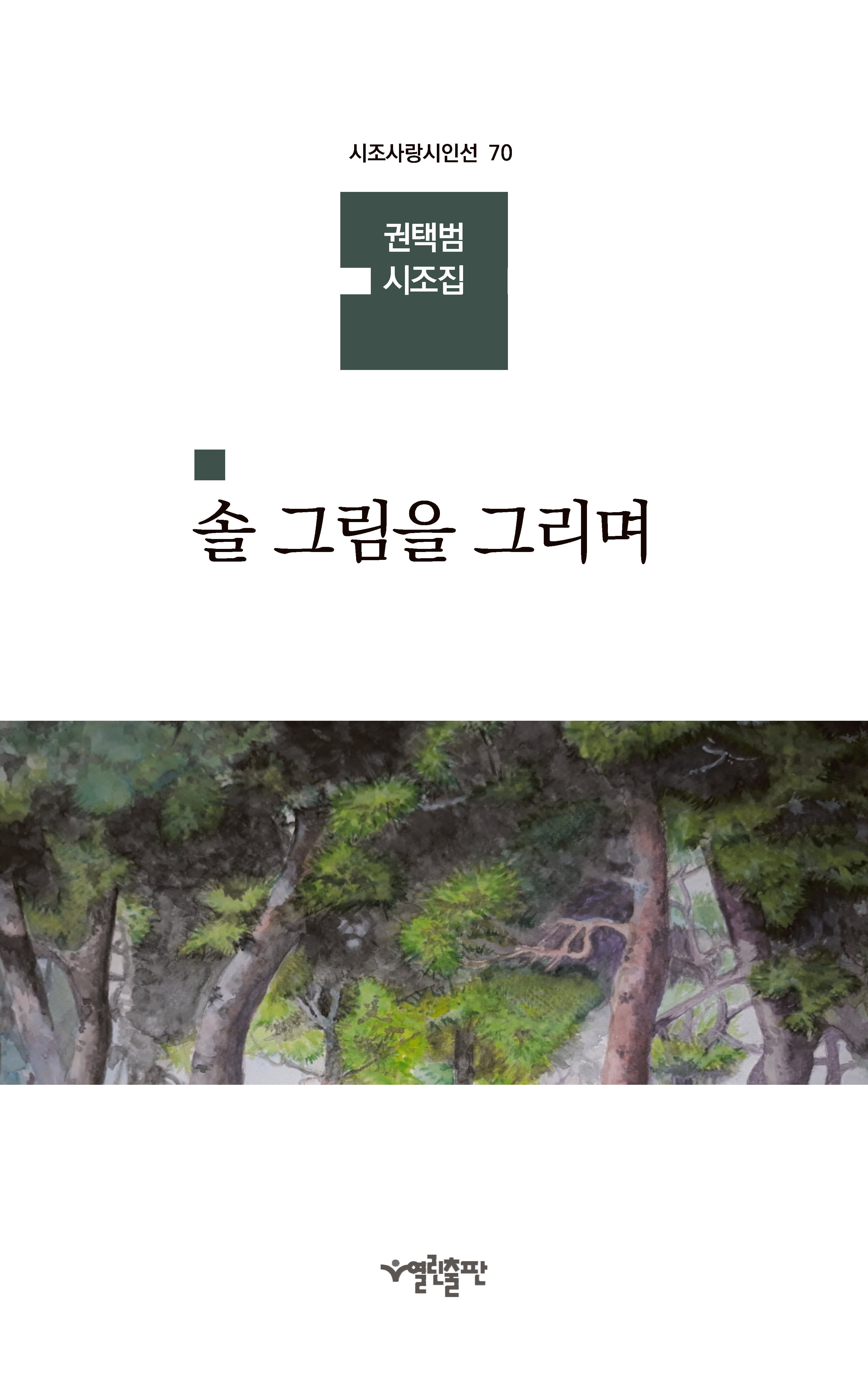솔 그림을 그리며(시조사랑시인선 71)