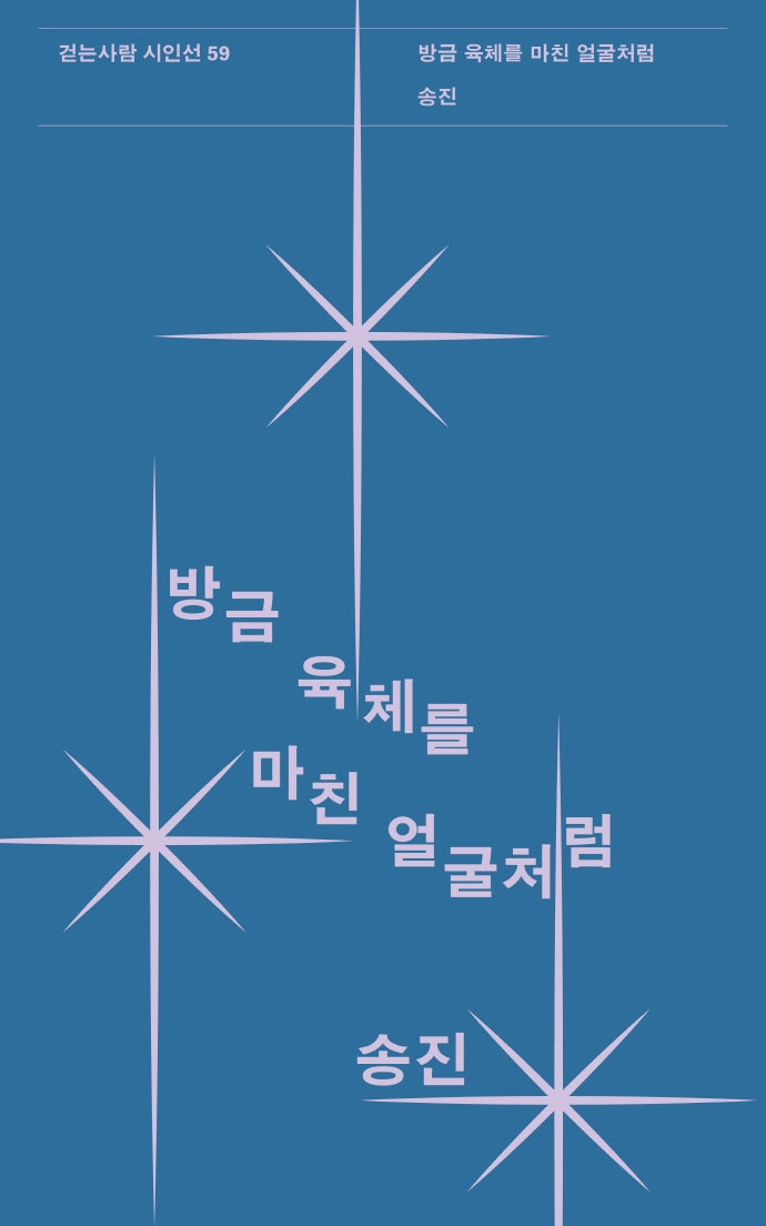 방금 육체를 마친 얼굴처럼(걷는사람 시인선 59)
