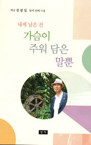 내게 남은 건 가슴이 주워 담은 말뿐