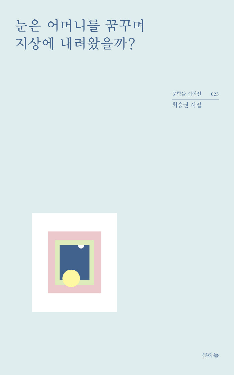 눈은 어머니를 꿈꾸며 지상에 내려왔을까?(문학들 시인선 23)