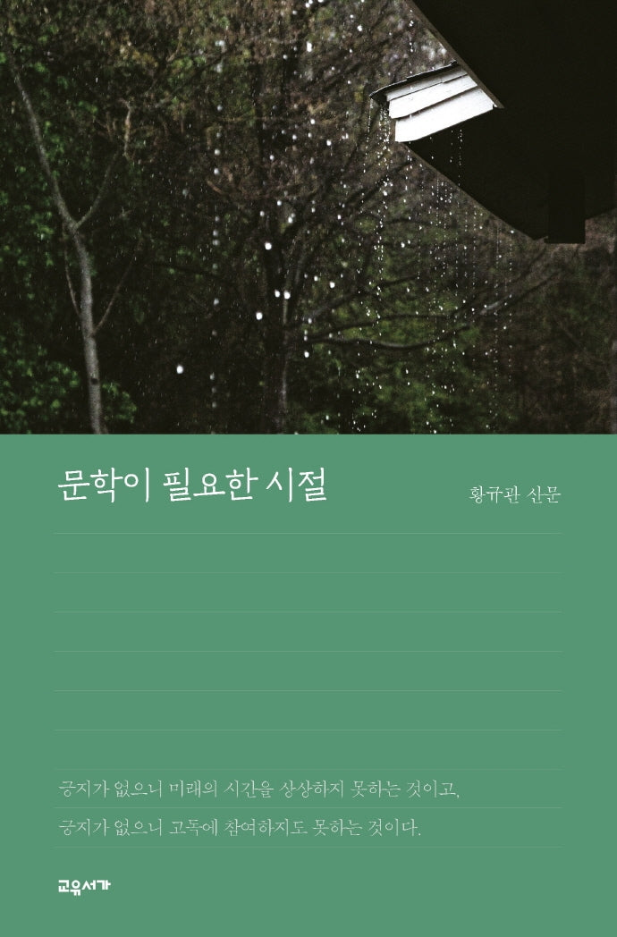 문학이 필요한 시절(교유서가 산문 시리즈)
