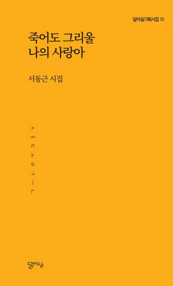 죽어도 그리울 나의 사랑아(달아실기획시집 13)