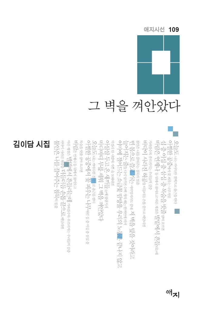 그 벽을 껴안았다(애지시선 109)(양장본 Hardcover)