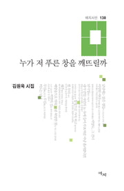 누가 저 푸른 창을 깨뜨릴까(애지시선 138)(양장본 Hardcover)