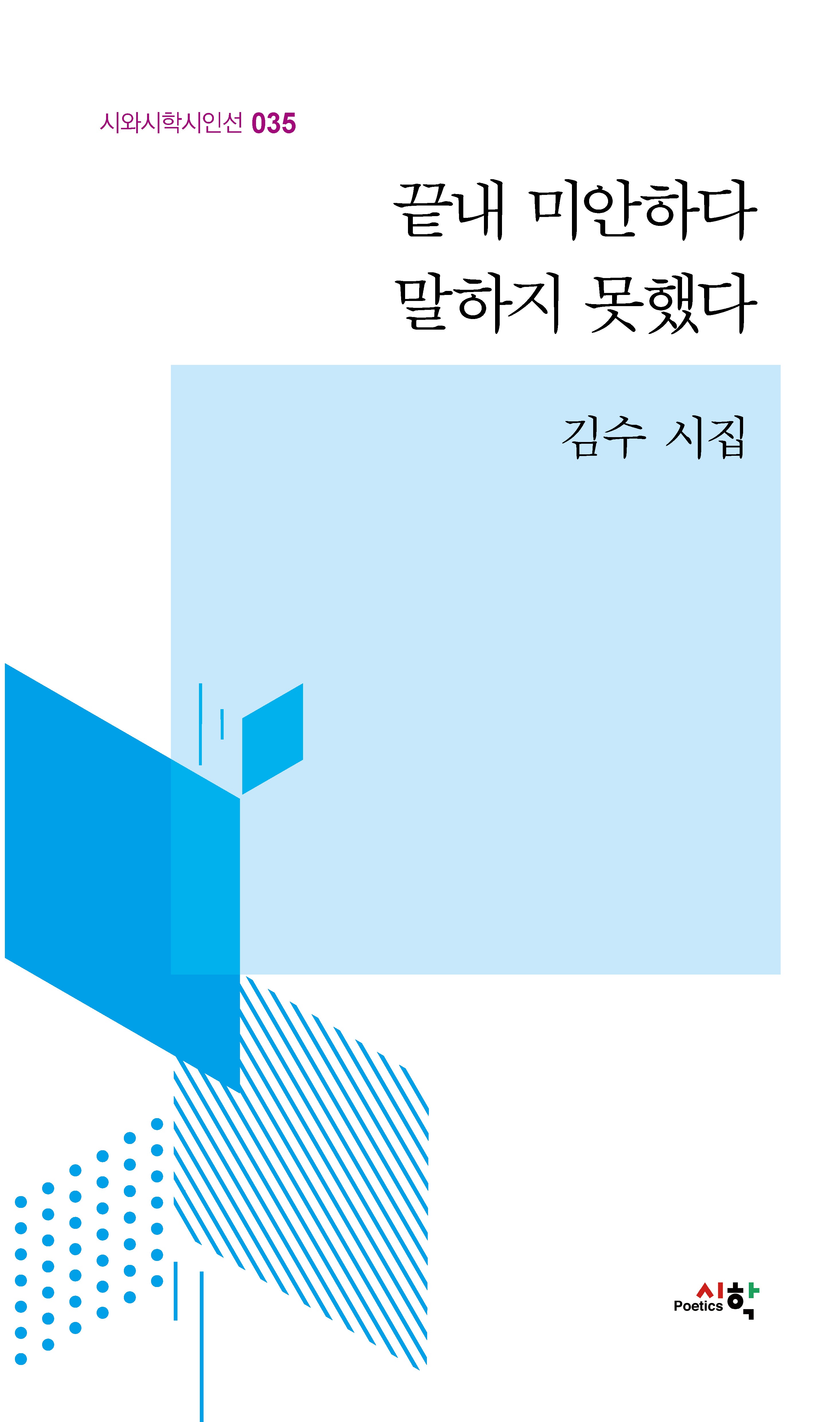 끝내 미안하다 말하지 못했다(시와시학시인선 35)