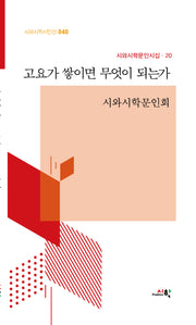 고요가 쌓이면 무엇이 되는가(시와시학문인시집 20)