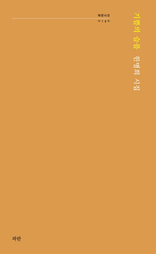 기쁨의 슬픔(파란시선 146)