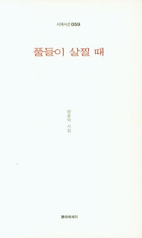 풀들이 살찔 때(시에시선 59)