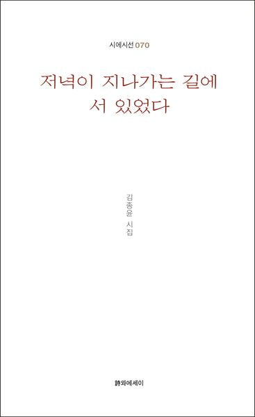 저녁이 지나가는 길에 서 있었다(시에시선 70)