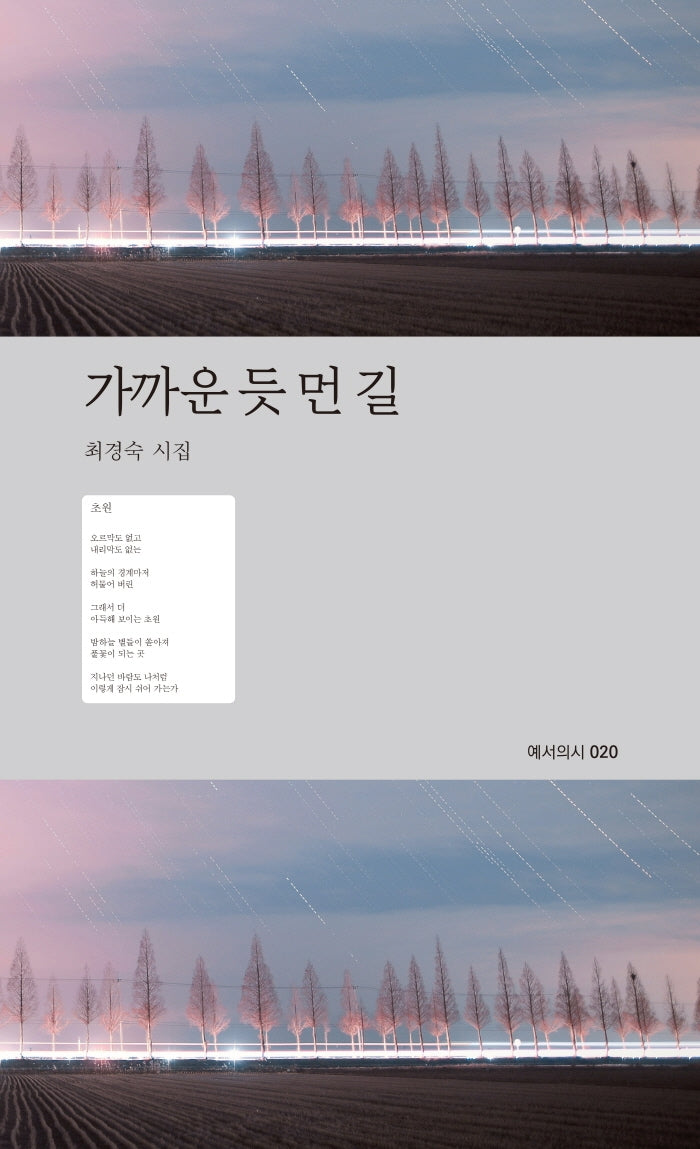 가까운 듯 먼 길(예서의시 20)
