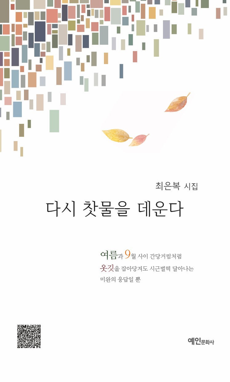 다시 찻물을 데운다(최은복 시집)(반양장)